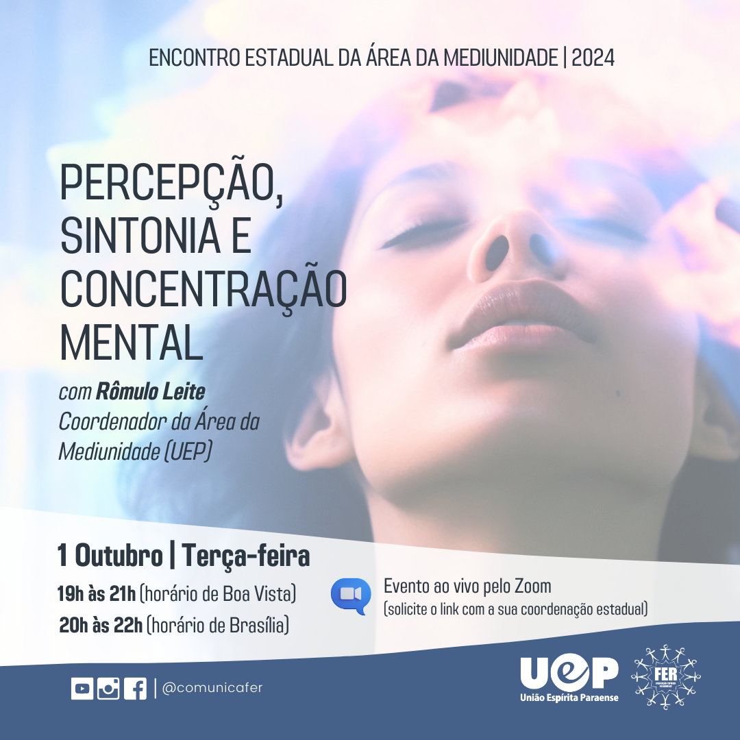 Você está visualizando atualmente FER e UEP reúnem estudantes da Mediunidade para encontro virtual